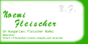 noemi fleischer business card